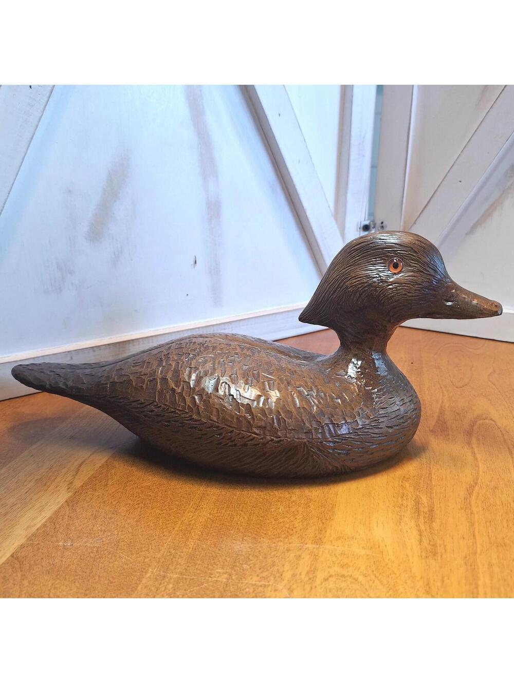 Finest Quality Hunting Decor Duck Resin Art Products Folk Art VTG